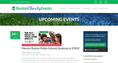 Desktop Screenshot of bostoncharityevents.org